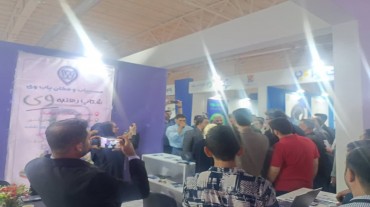 بازدید وزیر ارتباطات از غرفه پارک استان در نمایشگاه الکامپ تهران 