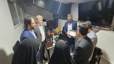 بازدید نماینده موسسه آموزشی و تحقیقاتی صنایع دفاعی از پارک علم و فناوری استان