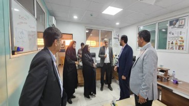 بازدید نماینده موسسه آموزشی و تحقیقاتی صنایع دفاعی از پارک علم و فناوری استان