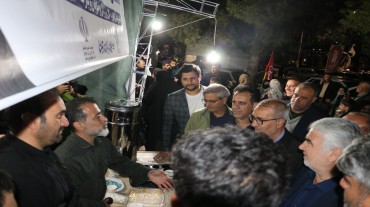 بازدید استاندار کهگیلویه و بویراحمد و هیئت معاونین از موکب پارک علم و فناوری استان