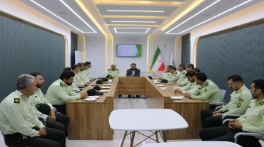بازدید رئیس سازمان قضایی  نیروهای مسلح  استان و رئیس پلیس فتا از مرکز رشد و توسعه اقتصاد دیجیتال