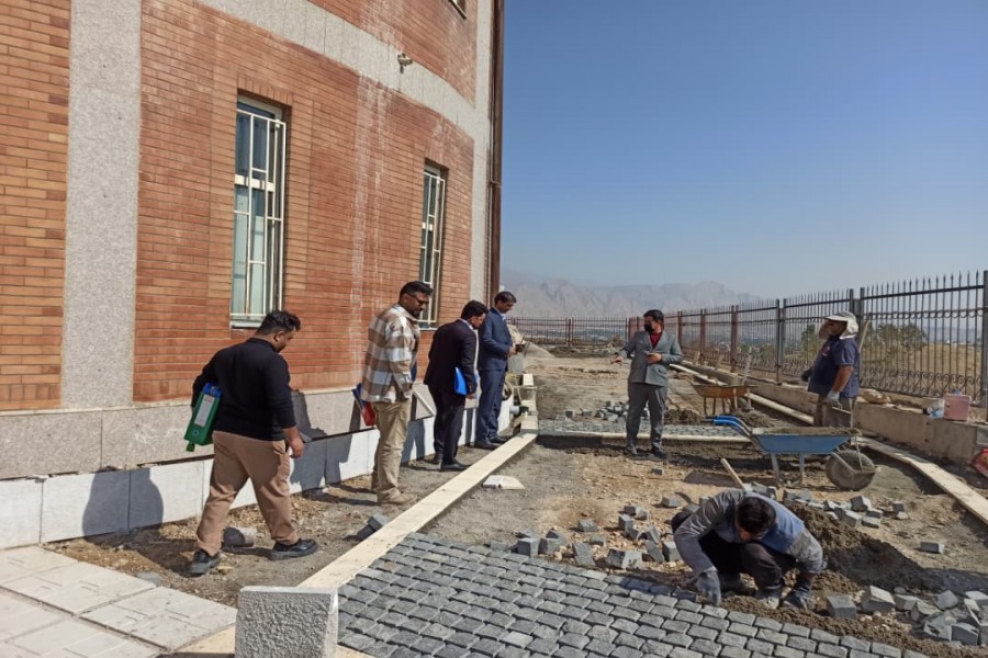 بازدید از پیشرفت عملیات اجرایی پروژه تعمیرات اساسی مرکز رشد گچساران