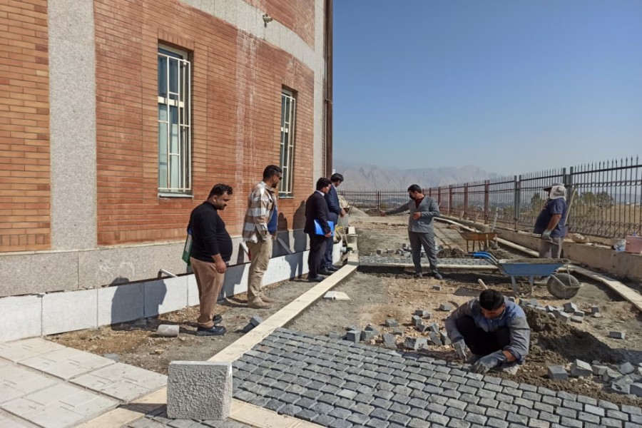 بازدید از پیشرفت عملیات اجرایی پروژه تعمیرات اساسی مرکز رشد گچساران