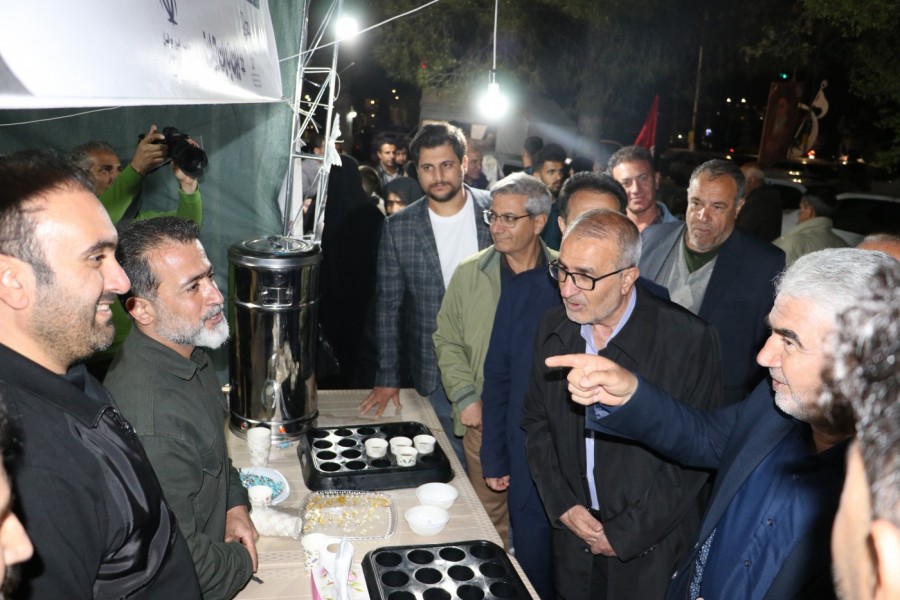 بازدید استاندار کهگیلویه و بویراحمد و هیئت معاونین از موکب پارک علم و فناوری استان